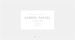 Desktop Screenshot of gabrielrafael.com